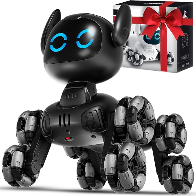 Perro robot inteligente con mando a distancia